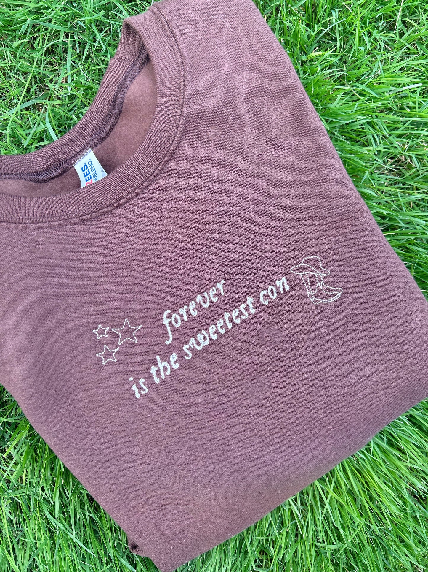 Cowboy Like Me Crewneck